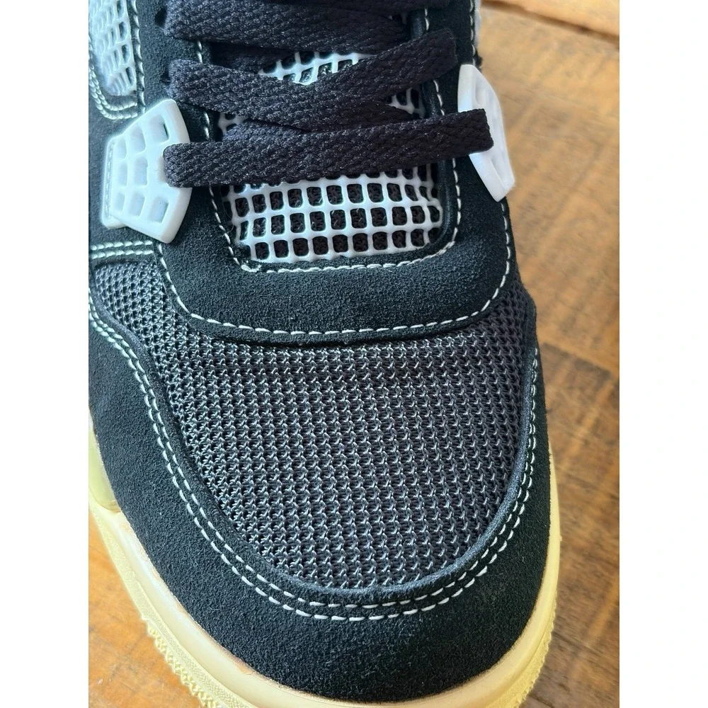 Jordan 4 Retro Union Off Noir Mens Size 8 Retro SP Shoes EUC Blue Black